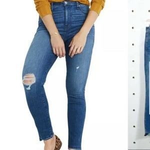 Madewell Jeans Plus 34 Drop Step Hem High Waist